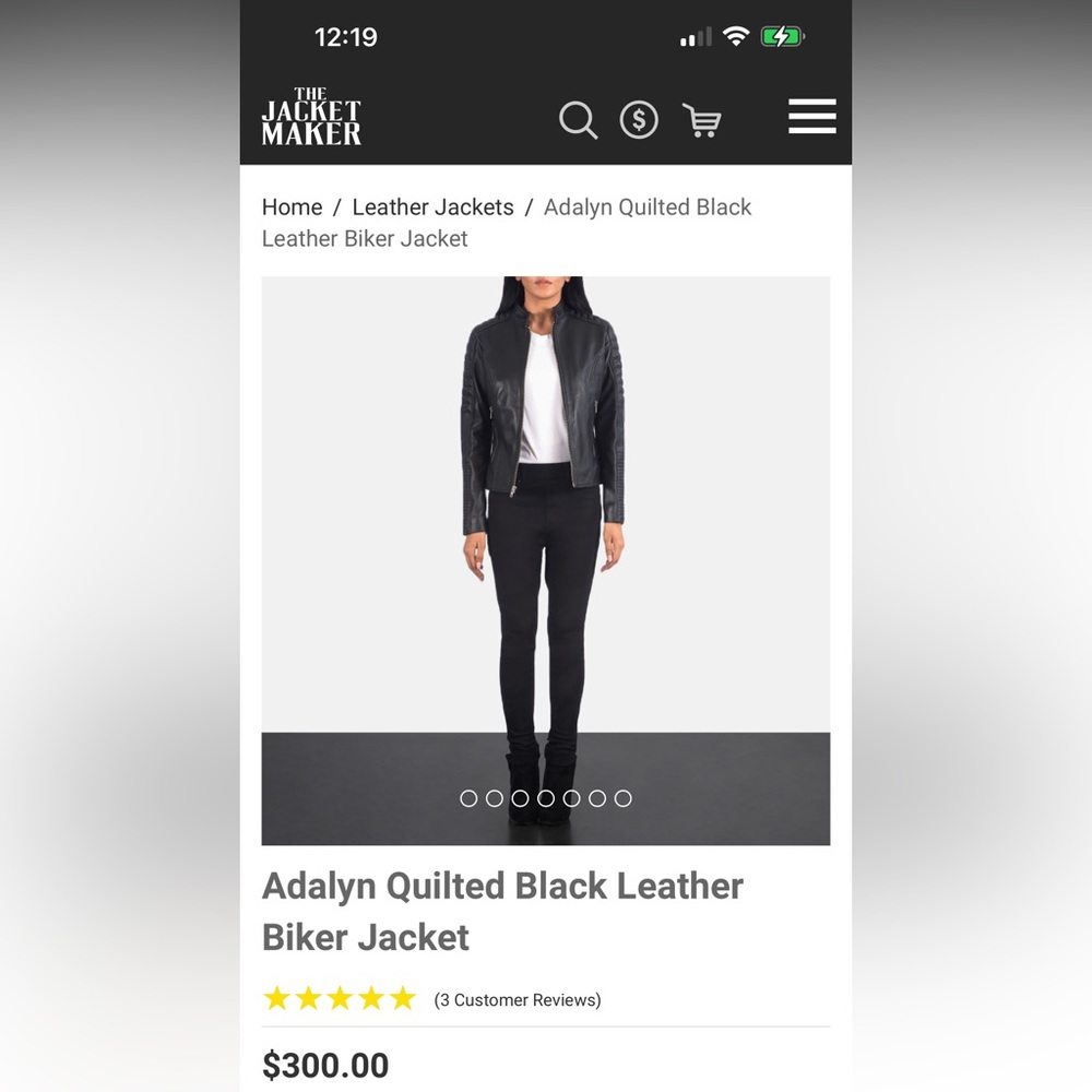 The Jacket Maker Leather Biker S - Picture 11 of 16